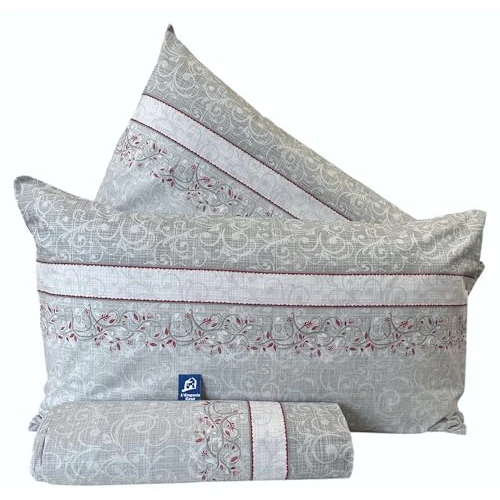 Oferta limitada: L'Emporio Casa Juego completo de sábanas de matrimonio Chloè, 100% algodón italiano, efecto seda (drapo gris) de 38.02 € a 38.02 € (ahorro 0.00%)