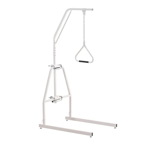 Offerta a tempo: VEVOR Barra Trapezio per Mobilità a Letto con Morsetti e Supporto da Pavimento, Barra di Assistenza per Trazioni per Anziani, Pazienti e Disabili, per Assistenza Domiciliare, Ospedale, Casa di Cura - 8% da 143.90 € a 132.99 €