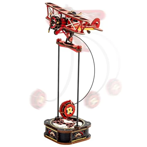 Offerta a tempo: ROKR Puzzle 3D in Legno, Asso dei Cieli Giocattolo a Bilanciamento MCD01, Kit Gravità da Costruire per Adulti e Ragazzi, Decorazione da Scrivania Regalo per Uomo - 30% da 24.99 € a 17.49 €