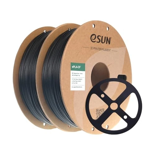 Oferta ograniczona: eSUN Filament PLA z włóknem węglowym 1,75 mm, 2 szpule po 1 kg, dokładność wymiarowa +/- 0,03 mm, czarny z 178.43 PLN na 178.43 PLN (zniżka 0%)