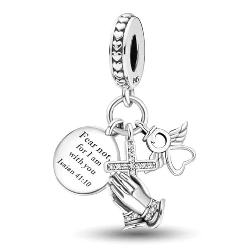 Offerta a tempo: Aurevella Ciondolo con fiore e farfalla,S925 Argento Sterling Charm, Compatibile con Bracciali e Collane di Stile Europeo e Americano - 15% da 16.99 € a 14.44 €