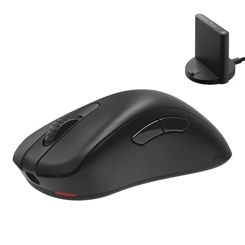 Offerta a tempo: Mouse wirless BenQ ZOWIE EC2-DW 4K per e-sport, ​scienze sportive, ricevitore a 4K migliorato, 60g, asimmetrico, senza driver, sensore 3950, frequenza di polling 4K - 0.00% da 149.99 € a 149.99 €