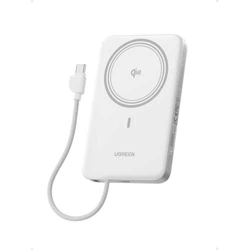 Offerta a tempo: UGREEN MagFlow Air Qi2 15W Batteria Esterna Ultrasottile 10000mAh USB C 30W - 11% da 55.99 € a 49.99 €