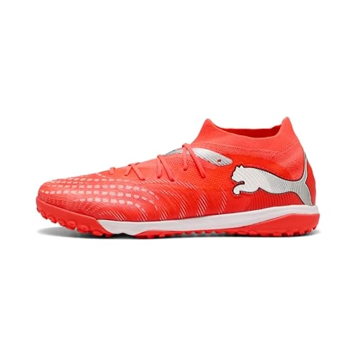 Limited-time offer: PUMA Unisex Future 9 Match Turf Football Boots, Glowing Red-PUMA White-PUMA Black-PUMA Silver, 3 UK from 68.25 £ to 68.25 £ (save 0.00%)