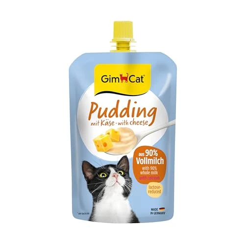 Offerta a tempo: GimCat Budino con formaggio – Snack cremoso per tanto in tanto con calcio – Made in Germany (1 x 100 g) - 19% da 2.19 € a 1.78 €