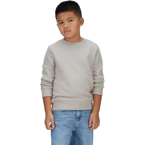 Tijdelijke aanbieding: Calvin Klein Unisex MONO MINI BADGE REG CN IU0IU00570 Pullover Sweatshirt, Grijs (Oud Marmer), 4 Jaar, Grijs (oud marmer), 4 jaar van 97.44 € naar 97.44 € (0.00% korting)