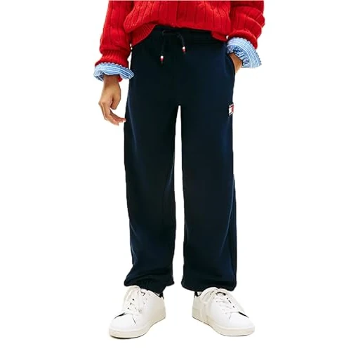 Offre limitée : Tommy Hilfiger Heritage Flag Sweatpants Ks0ks00715 Pantalon de survêtement, Blue (Dark Night Navy), 7 Ans Mixte de 64.85 € à 64.85 € (0.00% de remise)