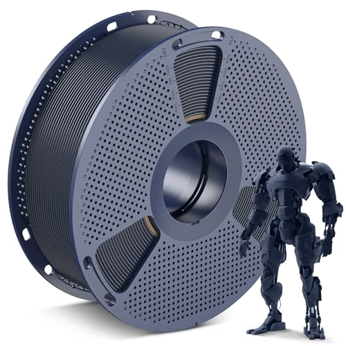 SUNLU PLA Filament 1.75 mm, 3D Printer Filament PLA 1.75 mm +/- 0.02 mm, Easy to Use, Beginner Friendly, Suitable for Most FDM 3D Printers, 1 kg Spool (Midnight)