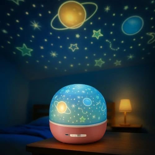 Oferta limitada: BEPER Proyector de Estrellas para Niños, Luz Nocturna de Cúpula LED, Proyección Temática de Espacio y Animales, Rotación Automática, Cable USB incluido de 17.50 EUR a 17.50 EUR (ahorro 0%)