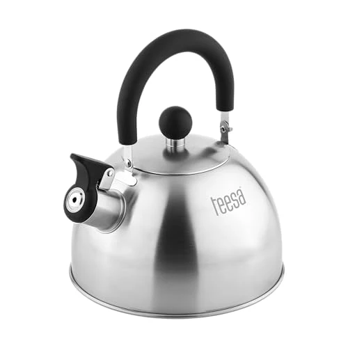 Offerta a tempo: Teesa Bollitore in acciaio inossidabile con fischio da 1,8 L a induzione a gas TSA0153 - 0.00% da 13.48 € a 13.48 €