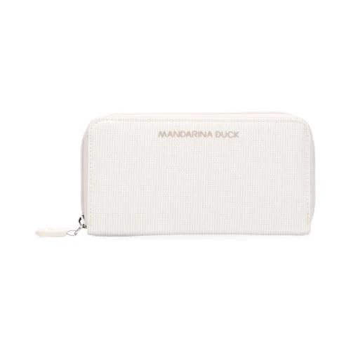 Mandarina Duck Md20 Wallet, Accessoire de Voyage-Portefeuille Femmes, Latte, Taille Unique
