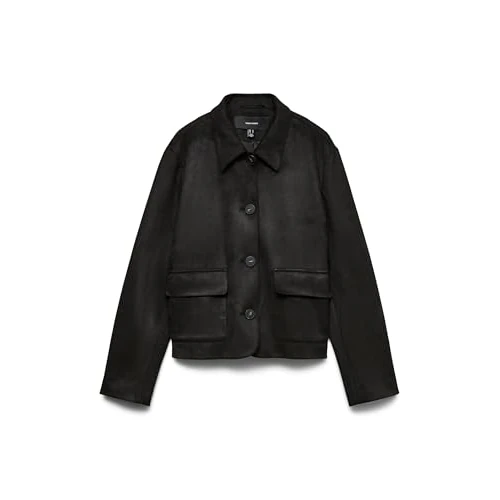 Limited-time offer: VERO MODA Women's Vmjose Kelly Short Jacket Ga Noos, Black, M from 47.03 £ to 47.03 £ (save 0.00%)