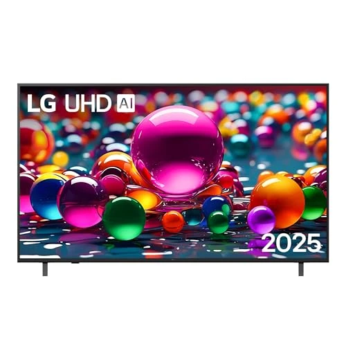 LG WebOS UHD AI UA75 TV 65 pulgadas, Smart TV 4K Ultra HD, Procesador α7 Gen8, webOS con AI, modo filmmaker, HDR10, Gaming con VRR 4K @ 60Hz, Game Optimizer, Wi-Fi, 65UA75006LA 2025