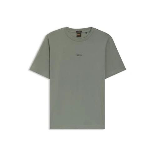 Boss Camiseta para Hombre, Gris Abierto 077, L