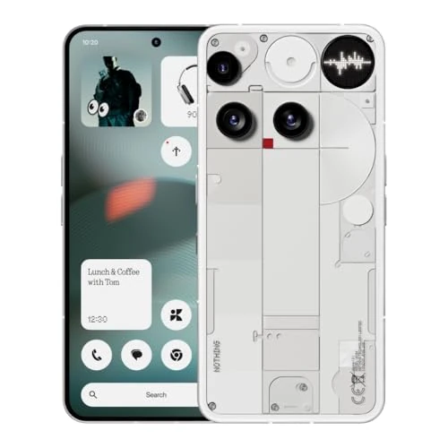 Zeitlich begrenztes Angebot: Nothing Phone (3) – Handy mit 50 MP Triple-Kamera, 24h Silizium-Kohlenstoff Akku, 6,67" 120Hz AMOLED Display, Glyph Matrix, 16GB + 512GB – Weiß von 899.00 € auf 699.00 € (22% Rabatt)
