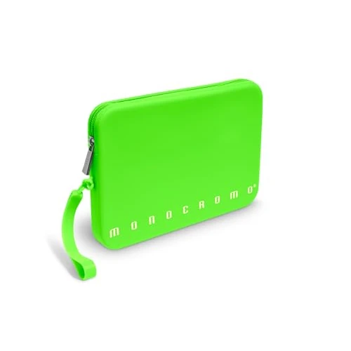 Oferta ograniczona: Pigna, Torebka z miękkiego silikonu monochromatyczna FLUO z uchwytem, zamek błyskawiczny, kolor zielony, opakowanie 1 szt z 39.77 PLN na 39.77 PLN (zniżka 0%)