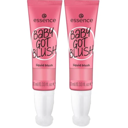 Zeitlich begrenztes Angebot: essence BABY GOT BLUSH liquid blush, Rouge, Nr. 10, Pink, Expressergebnis, schnelltrocknend, natürlich, vegan, ölfrei, ohne Parabene, ohne Mikroplastikpartikel, 2er Pack (10ml) von 6.98 € auf 3.90 € (44% Rabatt)