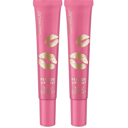 Offerta a tempo: Catrice Cosmetics KISS & GLOW Peptide Lip Tint, volumizzante, lucida (11.5 ml) (Confezione da 2) - 0.00% da 3.20 € a 3.20 €