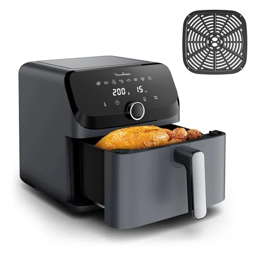 Limited offer: Moulinex Easy Fry Mega Air Fryer, Extra Large 7.5L Capacity, 8 Preset Programs, Compact Size, EZ855BF0 from 129.99 EUR to 99.98 EUR (save 23%)