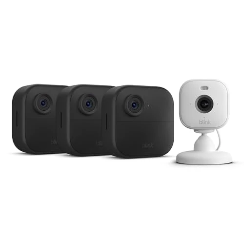Offerta a tempo: Blink - Set di 4 Telecamere Intelligenti compatibili con Alexa — 61% da 249,98 € a 96,49 €