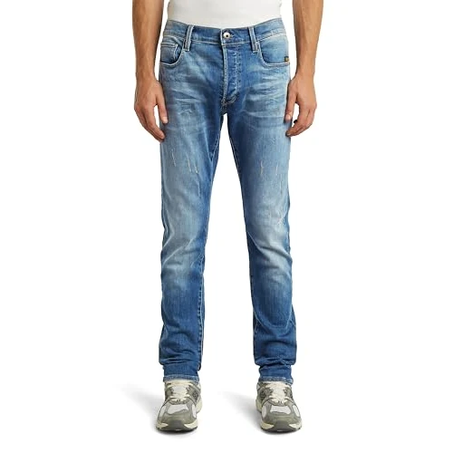 Offerta a tempo: G-STAR 3301 Slim Jeans, Multicolore (Lt Vintage Aged 51001-8968-4974), 28W x 34L Uomo - 0.00% da 65.00 € a 65.00 €