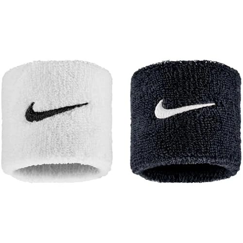 Offerta a tempo: Nike Unisex Swoosh Classic 2Pk Banda sudatoria Black/White/Black One Size - 23% da 15.53 € a 12.00 €