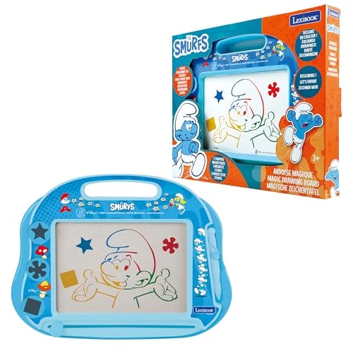 Offerta a tempo: Lexibook, I Puffi, Lavagnetta Magica Formato A5 con accessori magnetici, Blu, CRSF550 - 37% da 19.99 € a 12.68 €