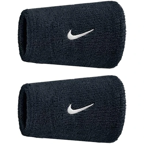 Tijdelijke aanbieding: Nike Unisex Swoosh Classic Doublewide 2Pk Zweetband Black/White One Size van 16.84 € naar 16.84 € (0.00% korting)
