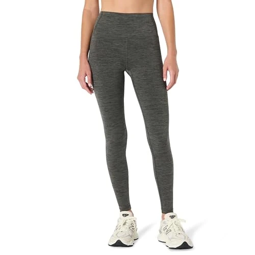 Offerta a tempo: Amazon Essentials Leggings Yoga Tecnici in FormFlex Morbidissimo, a Vita Alta, Lunghi, Interno Gamba 70 cm Donna, Grafite Tintura Policromatica, XL - 0.00% da 9.95 € a 9.95 €