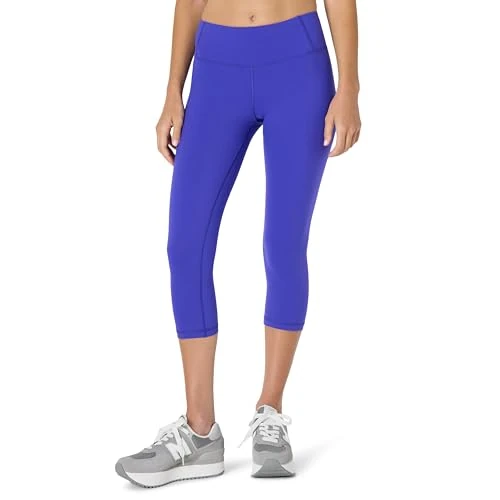 Offerta a tempo: Amazon Essentials Leggings Sportivi da Palestra con o Senza Tasche, Lunghi, Stile Capri, 3/4 Donna, Blu Reale, XS - 0.00% da 13.17 € a 13.17 €
