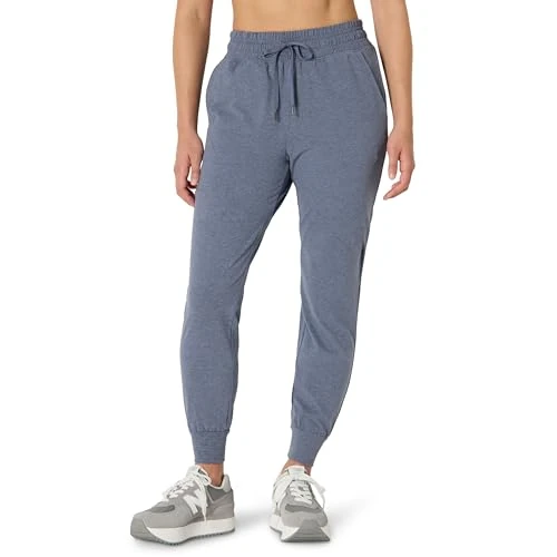 Offerta a tempo: Amazon Essentials Pantaloni Jogger Sportivi da Allenamento, Elasticizzati, Morbidi e Leggeri, Alte Prestazioni Donna, Ardesia Tintura Policromatica, L - 0.00% da 17.60 € a 17.60 €