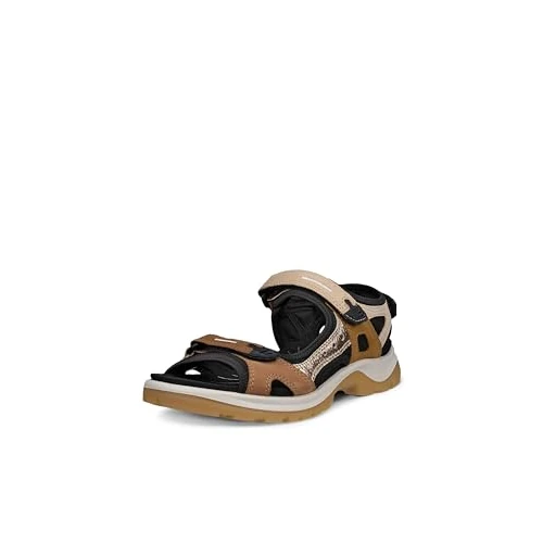 Oferta limitowana: ECCO Damskie sandały offroad, wielokolorowe brązowe, 44 EU z 497.06 zł na 497.06 zł (oszczędź 0.00%)