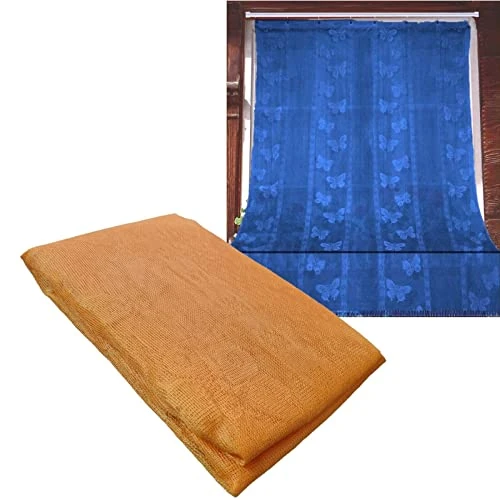 GX GARGIX Fly Screen Curtain for Balcony and Windows (Butterfly/Orange)