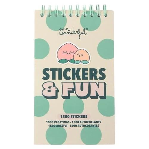 Mr. Wonderful - Bloc d'autocollants transparent - Autocollants & fun