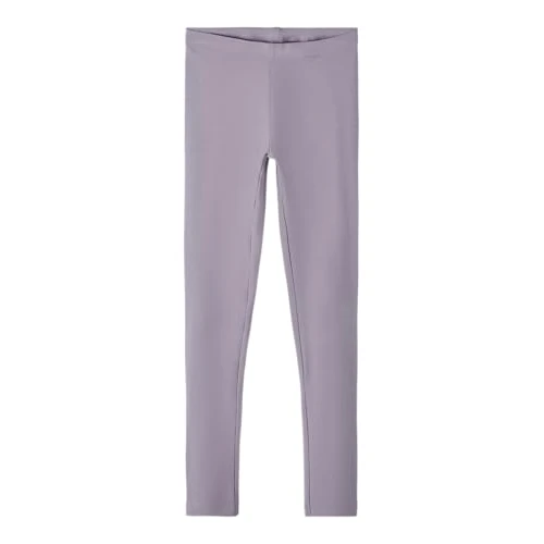 Name IT Damen Nkfvivian Legging Noos, Lavender Gray, 146 EU