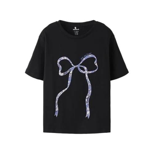 Offerta a tempo: NAME IT Nkftabea SS Nreg Top, Nero, 116 cm Bambine e Ragazze - 5% da 10.26 € a 9.75 €