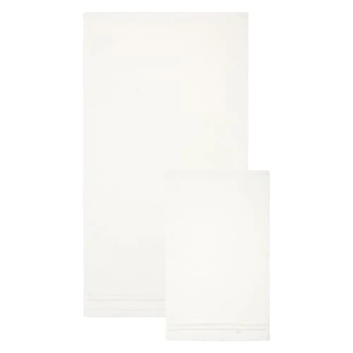 Offerta a tempo: THUN Set 2 asciugamani, crema, 100% cotone, Collezione Country Bloom, t40 x 60, 60 x 100 cm - 51% da 26.27 € a 12.99 €