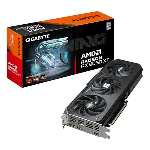Gigabyte Karta graficzna Radeon RX 9060 XT GAMING OC 16G - 16 GB GDDR6, 128 bit, PCI-E 5.0, 3320 MHz Core Clock, 2 x DisplayPort, 1 x HDMI, GV-R9060XTGAMING OC-16GD