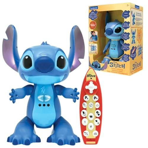 Oferta limitada: LEXIBOOK, Disney Stitch - Juguete interactivo bilingüe inglés italiano con gestos y control remoto, reacciona al tacto, programable, dos velocidades, azul, STITCHi5 de 76.39 EUR a 76.39 EUR (ahorro 0%)
