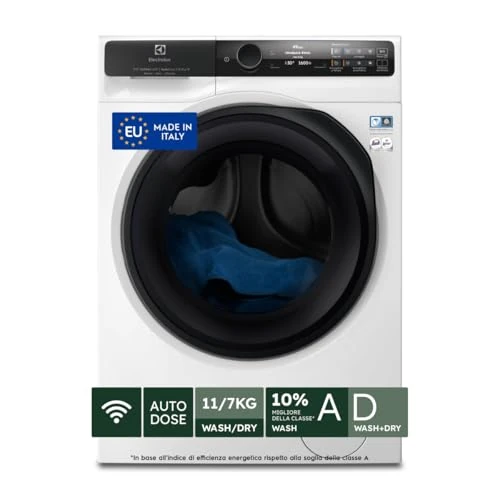 electrolux ew8w7117gcq ultracare 800 pralko-suszarka ładująca od przodu kg 1550 obr./min d