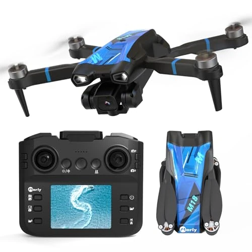 Offre limitée : Drone avec Caméra 4K Mini Drone Avec Télécommande LCD 3D Flip Design Pliable Télécommande Rechargeable 3 Vitesses Quadricoptère RC pour Débutants M18LCD de 149.99 € à 79.99 € (47% de remise)