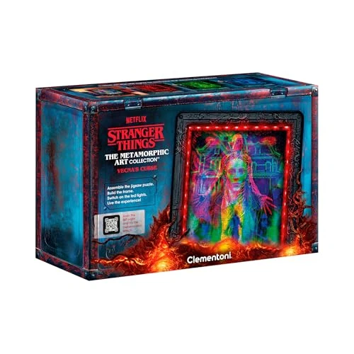 Offre limitee: CLEMENTONI - Stranger Things - Puzzle Cadre Lumineux Vecna dès 14 Ans - 520 pièces - Effets de Lumière Multicolores - Univers Série Netflix - The Morphing Collection - Grand Prix du Jouet 2025 de 39.99 EUR a 34.99 EUR (economie 13%)