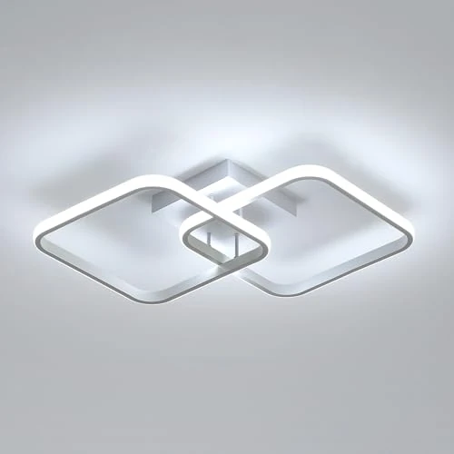 Offerta a tempo: Comely Lampada a soffitto a LED moderna forma di croce 64x39cm 42W Bianco 6500K Caldo Bianco Lampada a soffitto in alluminio Geometrica stile per il soggiorno, Camera da Letto - 0.00% da 42.99 € a 42.99 €