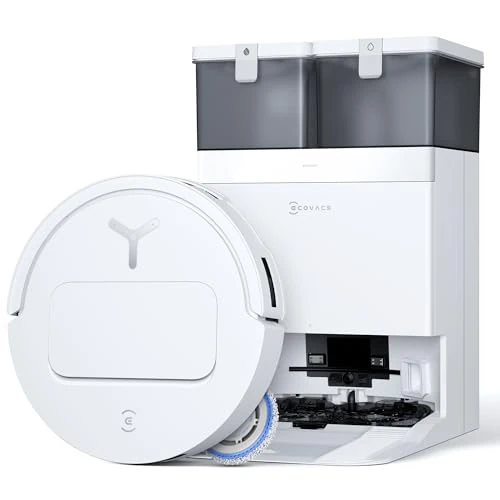 Limited offer: ECOVACS T50 Pro Omni Gen2 Robot Vacuum Cleaner, 21000Pa Enhanced by T30 Pro Omni, Extendable Side Brush and Mop, Automatic Adding Cleaning Solution, Wash in Warm Water 75°C, White from 499.00 EUR to 449.00 EUR (save 10%)