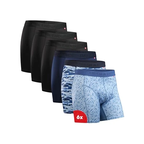 Limited offer: DANISH ENDURANCE Men's Performance Boxer Briefs (6-Pack) – Moisture-Wicking, Quick-Dry Comfort with Extra-Long Fit from 44.95 EUR to 35.96 EUR (save 20%)