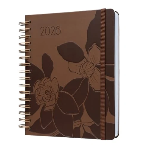 Limited offer: Kokonote Diary 2026 Week To View - Mocha Bloom | Weekly 2026 Planner, 17-Month Academic Diary 2025-2026 With Stickers, Student Essentials For University from 20.02 EUR to 10.81 EUR (save 46%)