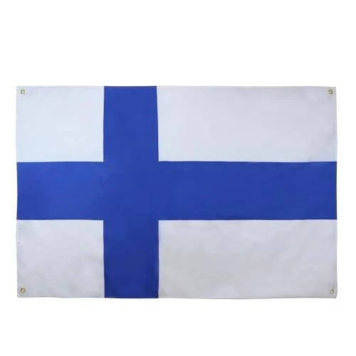 Limited-time offer: AZ FLAG Finland Flag 3x5 ft Finnish Light Polyester 4 Grommets from $9.99 to $9.99 (save 0.00%)
