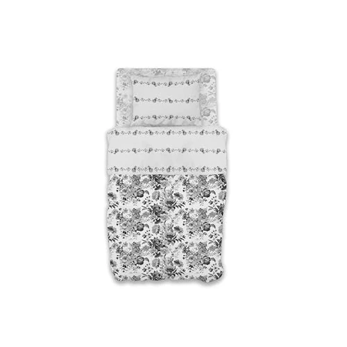 Offerta a tempo: GEMITEX Completo Letto Cotone In, 100% COTONE, Traspirante, Privo di Sostanze Nocive, Qualità Certificata STANDARD 100 by OEKO-TEX Fiducia nel Tessile, SINGOLO, G20/GRIGIO, Designed in Italy - 13% da 24.90 € a 21.54 €