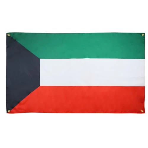 Offerta a tempo: AZ FLAG Bandiera Kuwait 150x90 cm Kuwaitiana Poliestere Leggero 4 Occhielli - 47% da 9.95 € a 5.31 €