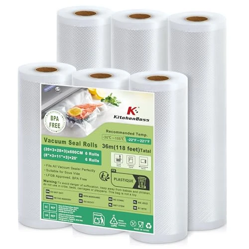 Limited offer: KitchenBoss G20286003EU-DI Vacuum Sealer Bags, Plastic from 17.85 EUR to 17.85 EUR (save 0%)